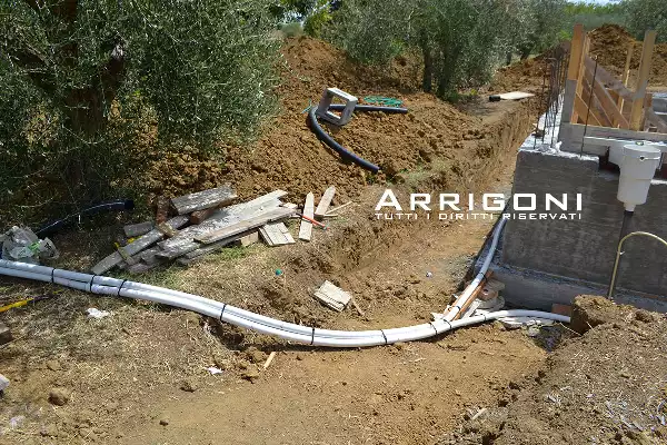 Tubature impianto depurazione piscina