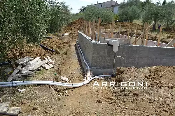 Pareti in cemento armato piscina